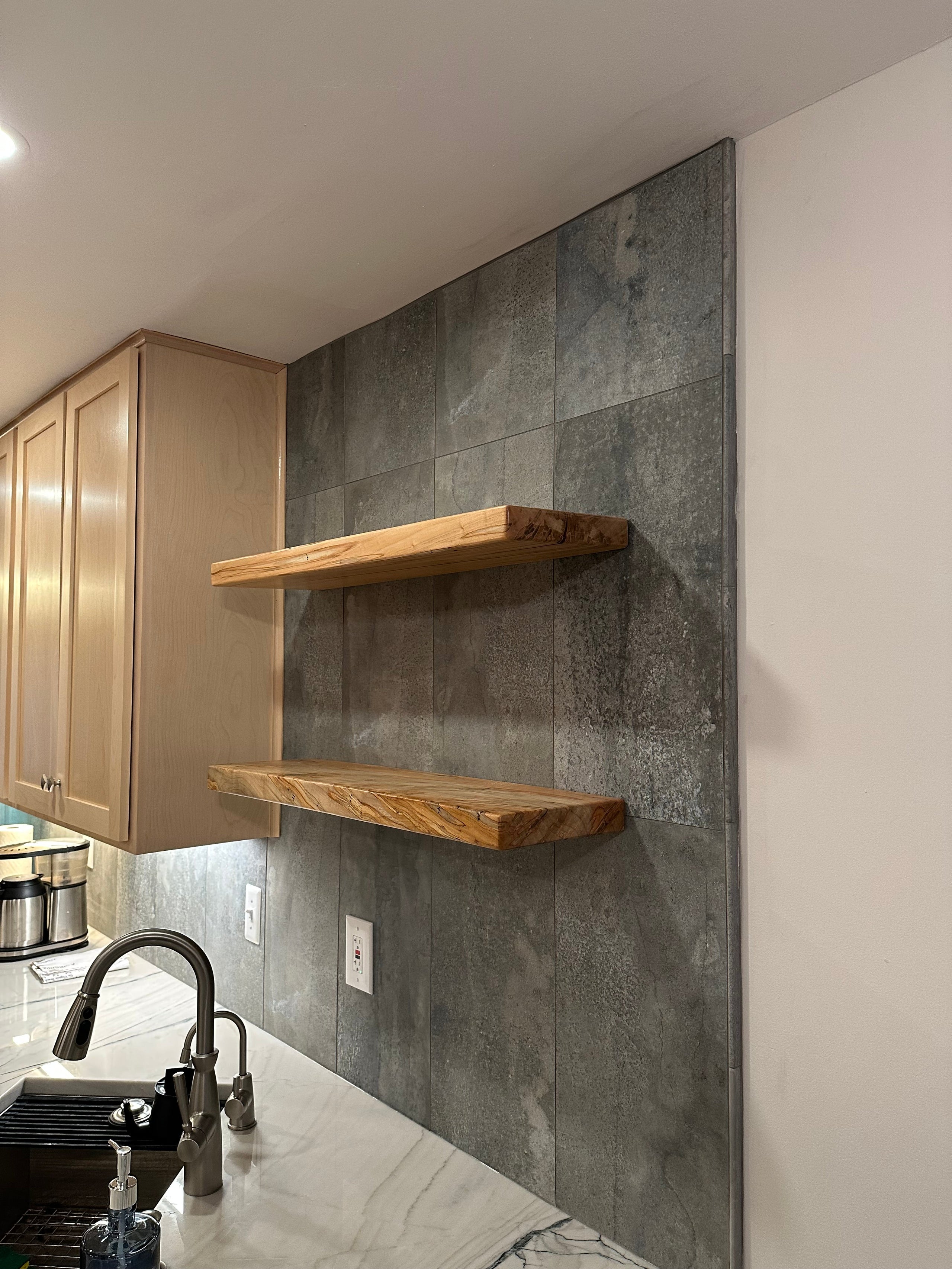 Live Edge Floating Shelves