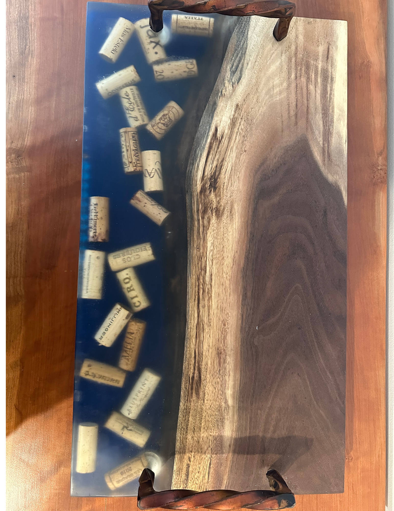 Floating on the River with Corks Charcuterie Board