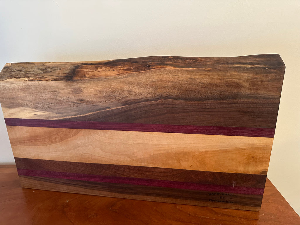 The Plaid Board with Live Edge