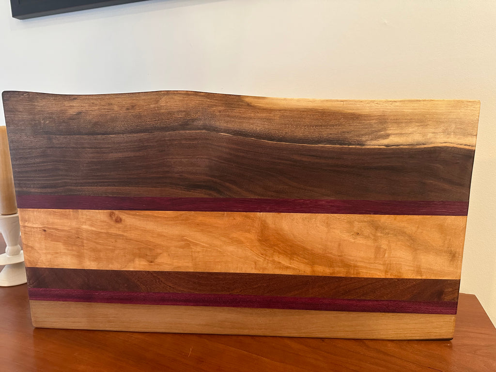 The Plaid Board with Live Edge