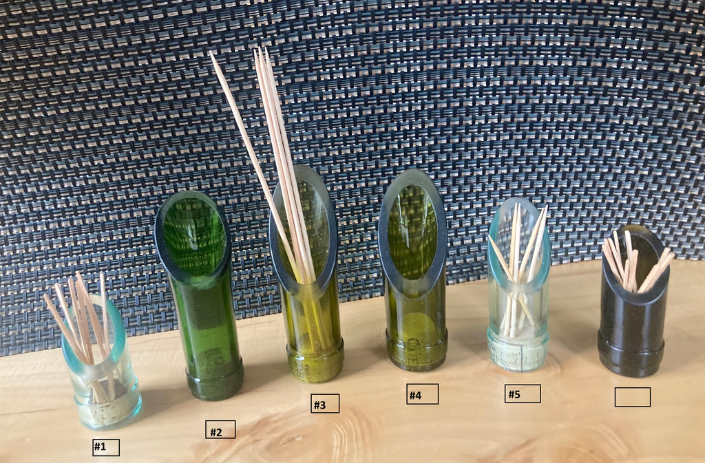 Wine Bottle Toothpick Holders