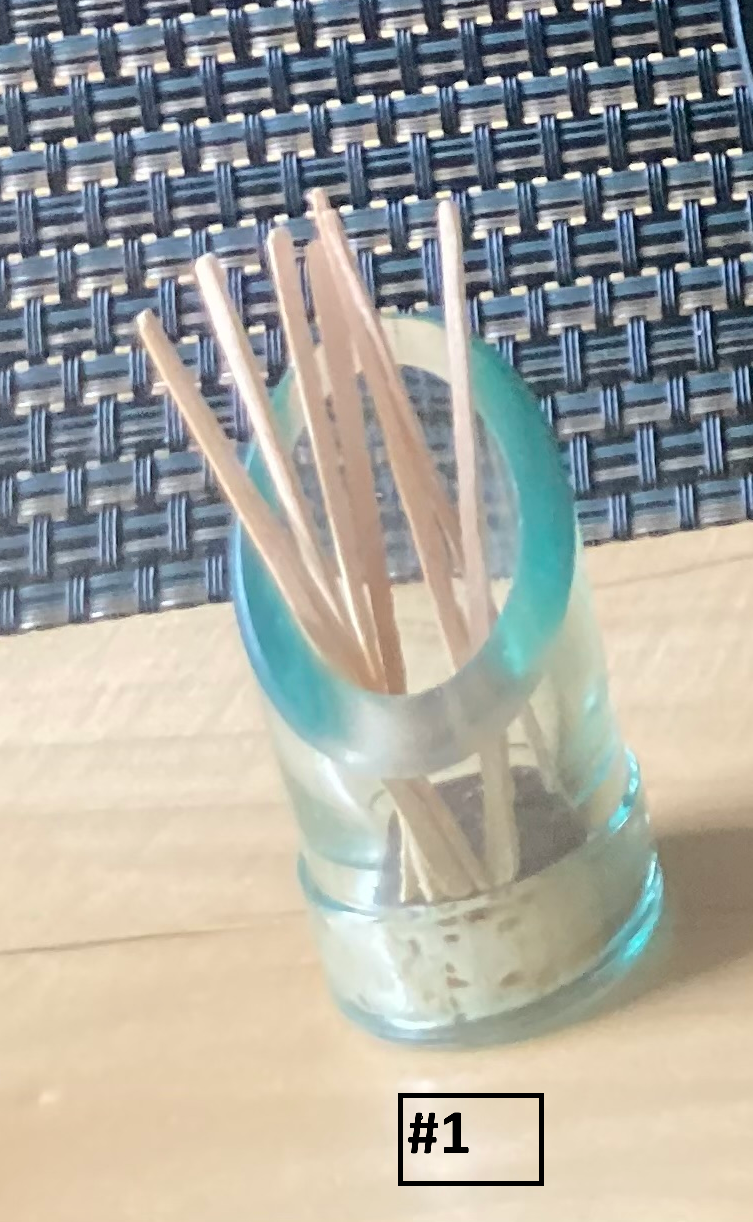 Wine Bottle Toothpick Holders
